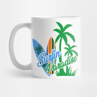 Summer, Surfin Paradise Mug